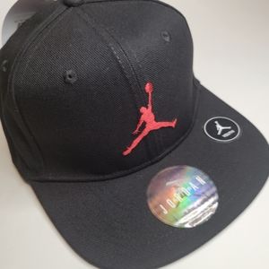 Air Jordan Jumpman black embroidered Youth hat